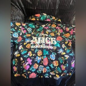 Disney Alice In Wonderland Floral Graphic Hoodie